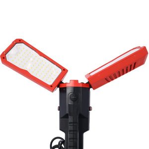 English Elm 10000 Lumen Dual Head Led Tripod Work Light with Ip54 Waterproof Aluminum Housing W465122419