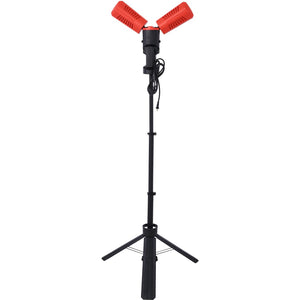 English Elm 10000 Lumen Dual Head Led Tripod Work Light with Ip54 Waterproof Aluminum Housing W465122419
