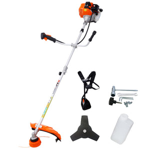 English Elm 52cc Gas Powered 2 in 1 String Trimmer with Brush Cutter and Ergonomic Grip Strap W465123542