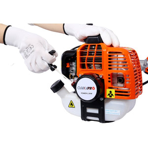 English Elm 52cc Gas Powered 2 in 1 String Trimmer with Brush Cutter and Ergonomic Grip Strap W465123542