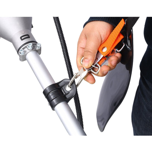 English Elm 52cc Gas Powered 2 in 1 String Trimmer with Brush Cutter and Ergonomic Grip Strap W465123542