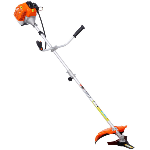 English Elm 52cc Gas Powered 2 in 1 String Trimmer with Brush Cutter and Ergonomic Grip Strap W465123542