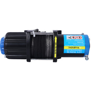 English Elm 4500 Lb Electric Atv Utv Winch Synthetic Rope Wireless Remote Waterproof Off-road W465127130