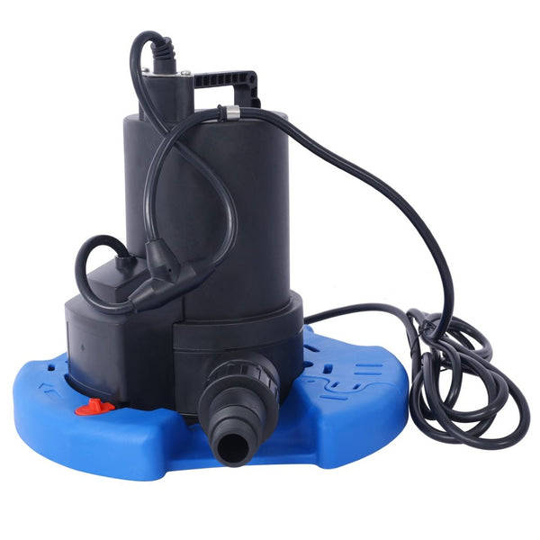 English Elm 1/3 Hp Submersible Pool Cover Pump 2500 Gph Auto Activation with Bottom Suction W465127592