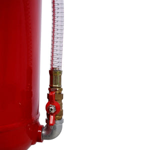 English Elm Oil Evacuator Pneumatic 24l Steel Tank Garage Fluid Extractor with Built-in Level Gauge W465130065
