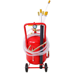English Elm Oil Evacuator Pneumatic 24l Steel Tank Garage Fluid Extractor with Built-in Level Gauge W465130065