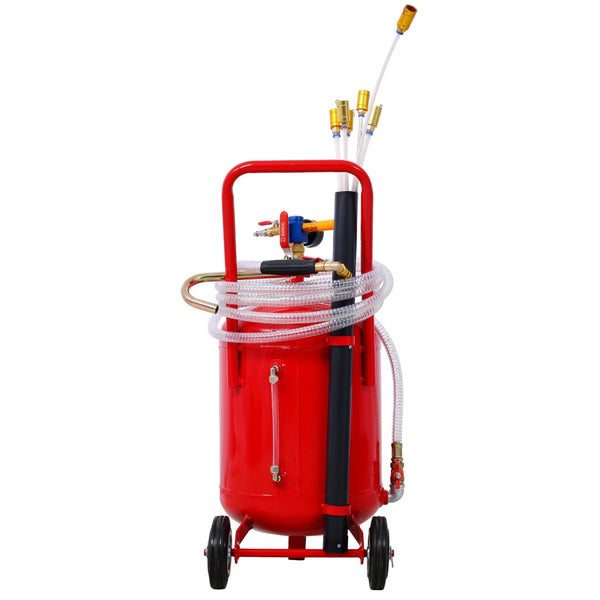 English Elm Oil Evacuator Pneumatic 24l Steel Tank Garage Fluid Extractor with Built-in Level Gauge W465130065