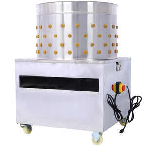 English Elm Chicken Plucker 1500w Stainless Steel Drum Poultry De-feathering Machine for Farms W465132587