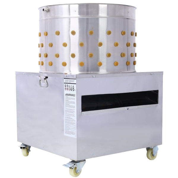 English Elm Chicken Plucker 1500w Stainless Steel Drum Poultry De-feathering Machine for Farms W465132587