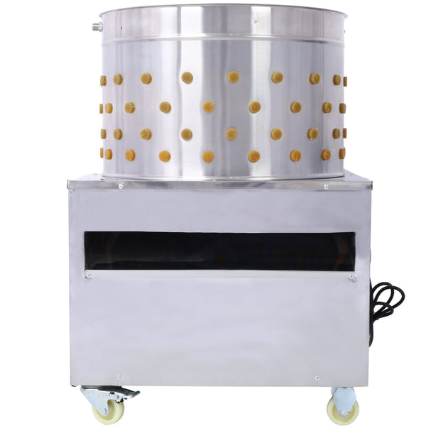 English Elm Chicken Plucker 1500w Stainless Steel Drum Poultry De-feathering Machine for Farms W465132587