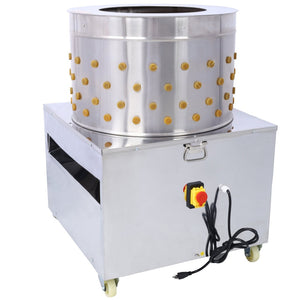 English Elm Chicken Plucker 1500w Stainless Steel Drum Poultry De-feathering Machine for Farms W465132587
