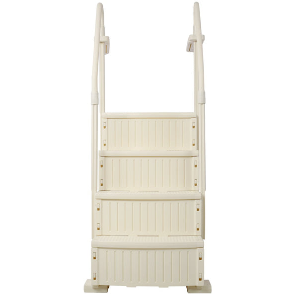 English Elm Pool Entry Stair System with Dual Handrails Anti-slip Treads and 400lb Capacity W465133693