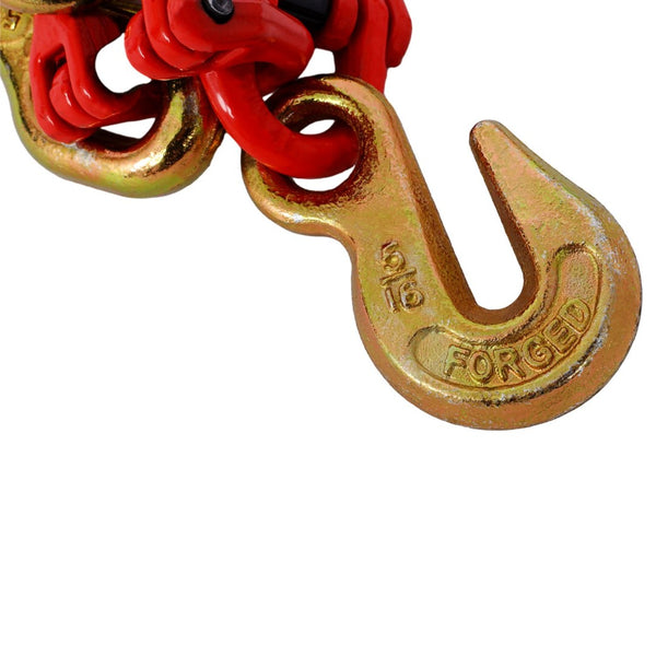 English Elm J Hook Bridle Tow Chain Grade 80 Alloy Steel 10 Ft Heavy Duty Zinc Plated Hauling W465133697