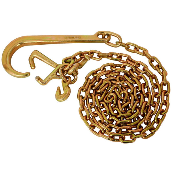 English Elm Grade 70 Alloy Steel Transport Chain Set with Rtj Hook for Heavy Cargo Towing W465133708