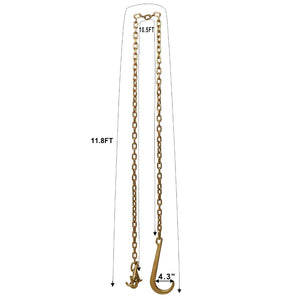 English Elm Grade 70 Alloy Steel Transport Chain Set with Rtj Hook for Heavy Cargo Towing W465133708