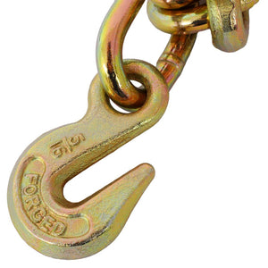 English Elm 5/16" Grade 70 Alloy Steel Tow Chain Set with J Hook Rtj Cluster for Wrecker Recovery W465133709