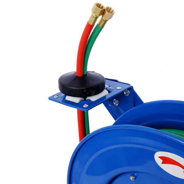English Elm Welding Hose Reel Retractable Twin Oxygen Acetylene 50ft Rubber 200psi Shop W465140589