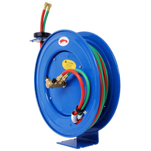 English Elm Welding Hose Reel Retractable Twin Oxygen Acetylene 50ft Rubber 200psi Shop W465140589