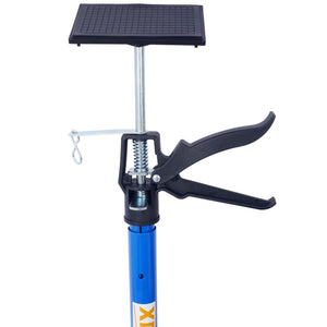 English Elm 4 Pack Heavy Duty Steel Adjustable Support Poles for Cabinet Drywall Solo Install Black+Blue W465140595
