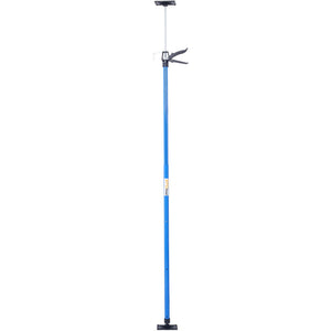 English Elm 4 Pack Heavy Duty Steel Adjustable Support Poles for Cabinet Drywall Solo Install Black+Blue W465140595