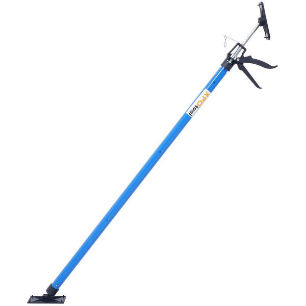English Elm 4 Pack Heavy Duty Steel Adjustable Support Poles for Cabinet Drywall Solo Install Black+Blue W465140595