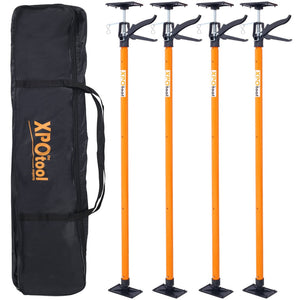 English Elm 4 Pack Heavy Duty Steel Adjustable Support Poles for Cabinet Drywall Solo Install Orange W465140608