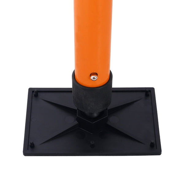 English Elm 4 Pack Heavy Duty Steel Adjustable Support Poles for Cabinet Drywall Solo Install Orange W465140608