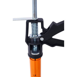 English Elm 4 Pack Heavy Duty Steel Adjustable Support Poles for Cabinet Drywall Solo Install Orange W465140608