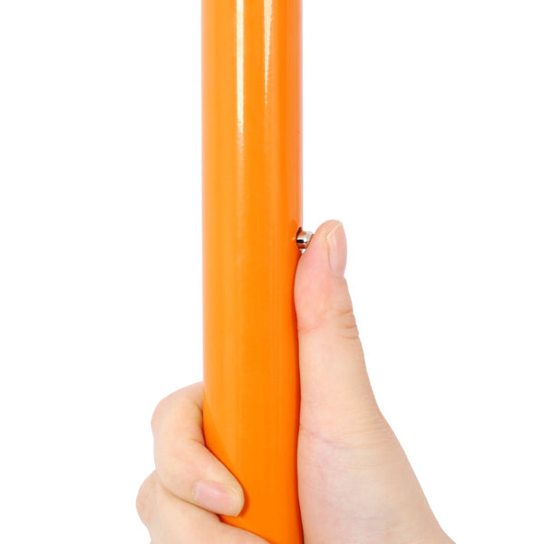 English Elm 4 Pack Heavy Duty Steel Adjustable Support Poles for Cabinet Drywall Solo Install Orange W465140608