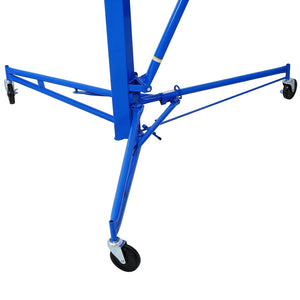English Elm Drywall Panel Hoist Lift 11 Foot Reach Welded Steel Solo Installation Winch Jack W465141082
