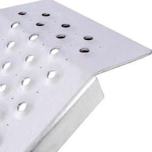 English Elm Aluminum Loading Ramps Lightweight Pair for Atv Motorcycle Golf Cart Truck Bed Use W465141442