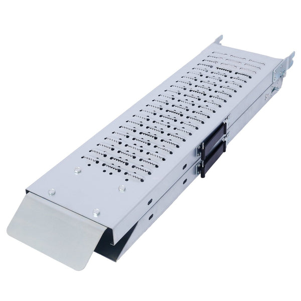 English Elm Loading Ramps Set of 2 Galvanized Steel Folding 950 Lb Capacity for Atvs Motos W465141737
