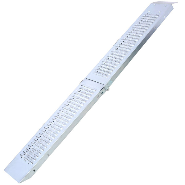English Elm Loading Ramps Set of 2 Galvanized Steel Folding 950 Lb Capacity Non-slip Atv W465141759