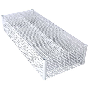 English Elm 6 Tier Nsf Heavy Gauge Steel Wire Shelving Rack with Casters and Shelf Liners W465142121