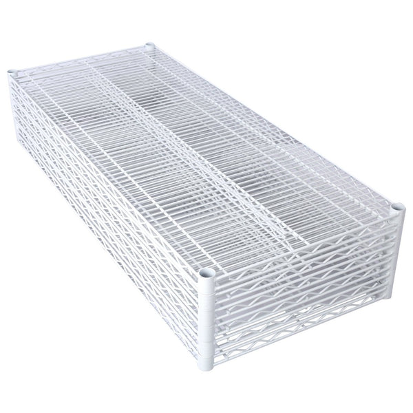 English Elm 6 Tier Nsf Heavy Gauge Steel Wire Shelving Rack with Casters and Shelf Liners W465142121