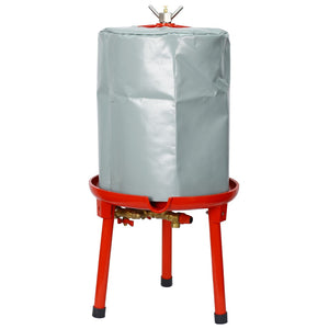 English Elm Hydraulic Water Powered Fruit Press 20l Stainless Steel Cider Wine Making Kit W46532331