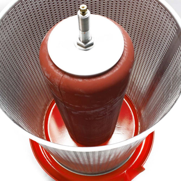 English Elm Hydraulic Water Powered Fruit Press 20l Stainless Steel Cider Wine Making Kit W46532331