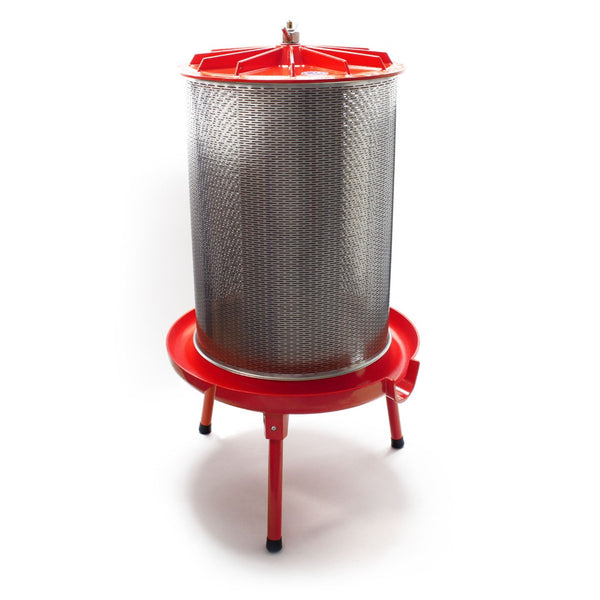 English Elm Hydraulic Fruit Press 40l Stainless Steel Cider Wine Juicer Garden Hose Powered W46532332