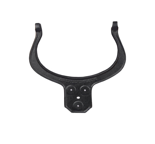 English Elm Dinner Bell Solid Cast Iron Farmhouse Porch Mounted Loud Clear Tone Matte Black W46532840
