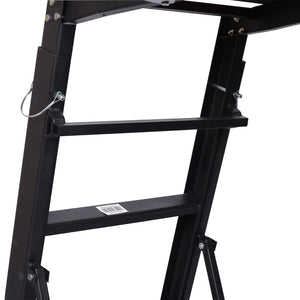 English Elm Engine Bay Creeper Foldable Steel Rolling Shop Stand with Padded Deck 400 Lb Rated W46536699