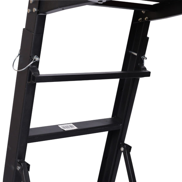 English Elm Engine Bay Creeper Foldable Steel Rolling Shop Stand with Padded Deck 400 Lb Rated W46536699