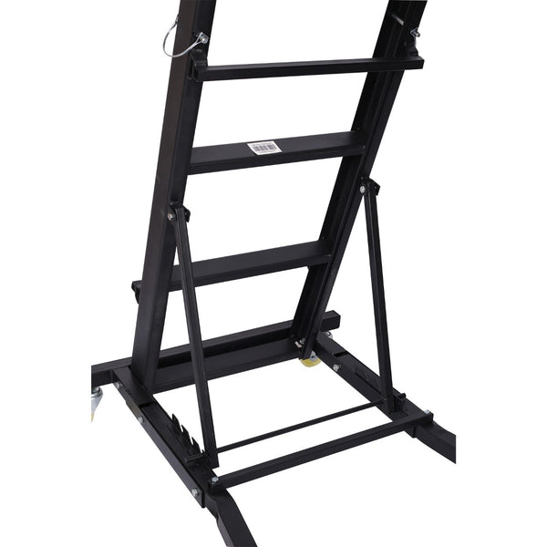 English Elm Engine Bay Creeper Foldable Steel Rolling Shop Stand with Padded Deck 400 Lb Rated W46536699