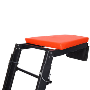 English Elm Engine Bay Creeper Foldable Steel Rolling Shop Stand with Padded Deck 400 Lb Rated W46536699