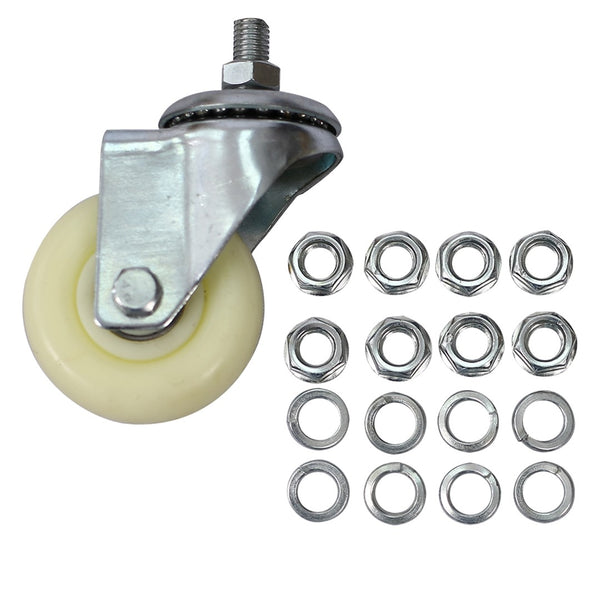 English Elm Car Wheel Dolly Set of 4 Heavy Duty Steel 6000 Lb Garage Vehicle Positioning W46536700