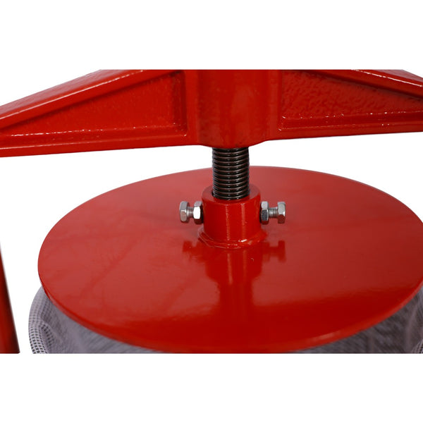 English Elm Stainless Steel Fruit Wine Press 14l Spiral Crank Home Cider Juice Extraction W46536791