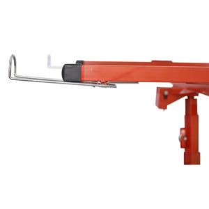 English Elm Drywall Lift Hoist 11 Foot Welded Steel Solo Panel Installation Jack with Winch W46537282