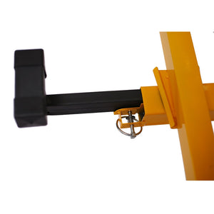 English Elm Drywall Panel Hoist Lift 11 Ft Welded Steel One Person Ceiling Wall Installer Yellow W46537283