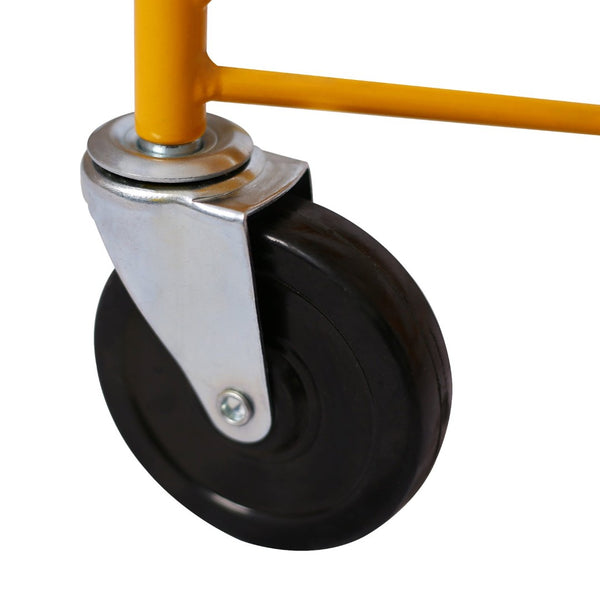 English Elm Drywall Panel Hoist Lift 11 Ft Welded Steel One Person Ceiling Wall Installer Yellow W46537283