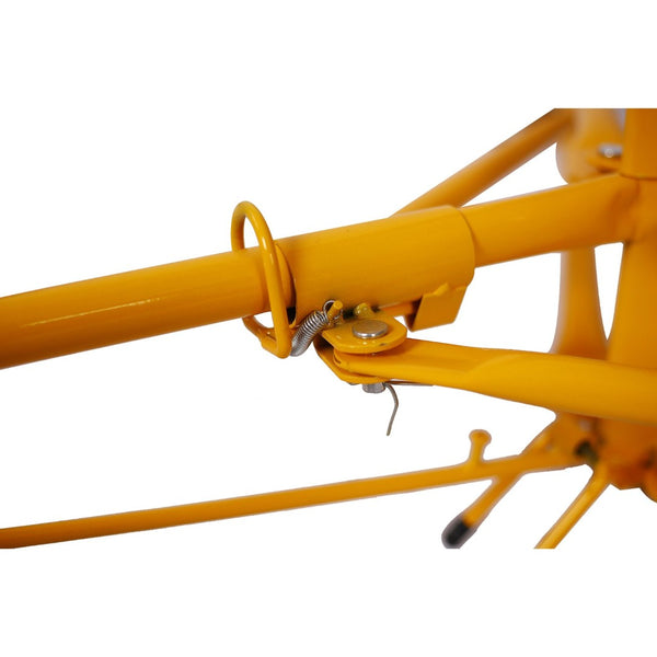 English Elm Drywall Panel Hoist Lift 11 Ft Welded Steel One Person Ceiling Wall Installer Yellow W46537283