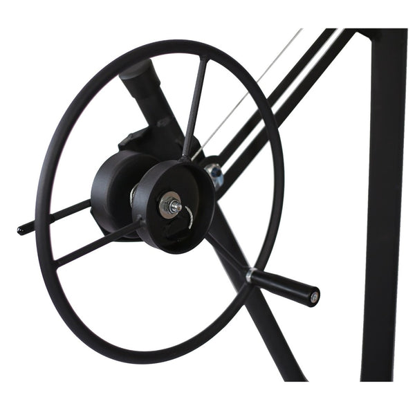 English Elm Drywall Panel Hoist Lift 11 Ft Welded Steel One Person Ceiling Wall Installer Black W46537284